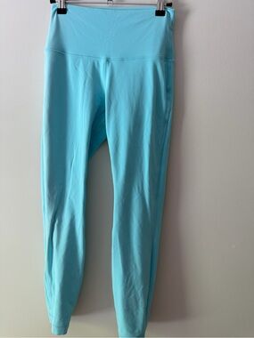 LuluLemon Cyan Blue High Rise 25 in. Align Leggings size 6